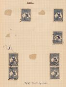 AUSTRALIA: General & Miscellaneous: ROOS & KGV HEADS COLLECTION: mostly used with small range of Roos to 2/- incl. 3rd Wmk 1/- blocks of 4 (3); bulk of value in KGV Heads to 4d with plenty of annotated varieties incl. Single Wmk 1d Reds noting "Run 'N'", - 9