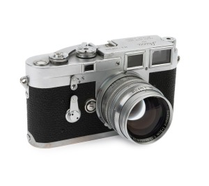 LEITZ: Leica Model M3 [#706306: Converted to single stroke], 1954, with Summarit f1.5 50mm lens [#1528099]