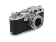 LEITZ: Leica Model IIIf Red Dial Dummy (Atrappe) [#10621A], 1952, fitted with dummy Elmar f2.8 50mm lens