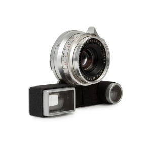 LEITZ: Summicron M3 35mm f2 lens SAMWO (1108S) with spectacle finder in original box
