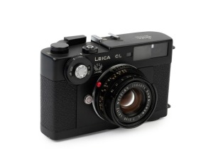 LEITZ: Leica Model CL 50th Anniversary [#1401356], 1975, with Summicron-C f2 40mm lens [#2564674]