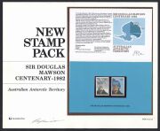 AUSTRALIAN ANTARCTIC TERRITORY - AUSTRALIA POST - DESIGNER SIGNED POINT-OF-SALE POSTERS - RAY HONISETT: 1979-82 New Issue posters (25.5x31cm) most with the relevant Stamp Pack or FDC attached, signed by Honisett on the poster or on the attached product, s - 2