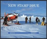 AUSTRALIAN ANTARCTIC TERRITORY - AUSTRALIA POST - SIGNED POINT-OF-SALE POSTERS - PHILLIP LAW: 1983-84 New Issue posters (25.5x31cm) three with Stamp Packs or FDC attached, all signed by scientist and Antarctic explorer Phillip Law on the poster or on the - 6