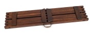 A Colonial Australian folding campaign chair, 19th century, 96cm high - 2