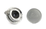LEITZ: Hektor&nbsp;28mm f6.3 lens [#790227] (scale in feet), HOOPY, with front and rear metal caps