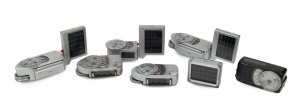 LEITZ: Various light meters including four examples with removable booster cell (6 meters total)