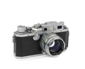 Canon rangefinder camera Model IVSB2, 1955 [#177526] with Canon f1.8 50mm lens [#106266].