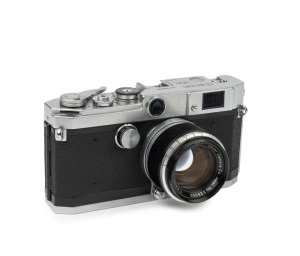 Canon rangefinder camera Model L-1 <E.P> 1957 [#563025], with Canon 50mm f1.8 lens [#228002].