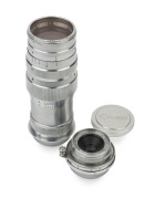 Canon screwmount: Serenar 35mm f3.5 lens [#63458] with "Made in Occupied Japan"&nbsp; rear cap; also, Serenar&nbsp;135mm f4.0 lens [#6234] with metal lens cap and "Made in Occupied Japan" rear cap. (2 items).