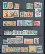 CHINA: 1890s-1990s accumulation predominantly incl. 1987 4c on 4c used, 1945 Lin Sen $5 to $20 mint, 1950s used sets on album pages, 1963 Children MNG (as issued), 1973 Ballet (MUH) 1980s MUH multiples including 1982 8f Fan Paintings blocks of 18 (2), 198 - 20