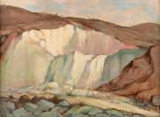 GEORGE HENRY FREDERICK BELL (1878-1966), (white cliffs), oil on board, signed lower left "George Bell", ​​​​​​​44 x 60cm, 63 x 78cm overall