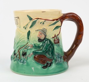 DIANA POTTERY "Waltzing Matilda" musical tankard, 12cm high