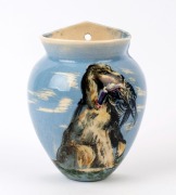 MARTIN BOYD pottery wall pocket, incised "Martin Boyd", 18cm high