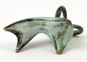 ELLIS pottery ram statue, 18cm high, 18cm wide - 3