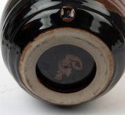 REG PRESTON Australian studio pottery vase, signed "Preston" with square monogram seal. 30cm high - 2