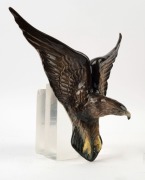 WEMBLEY WARE ceramic eagle wall plaque, black circular factory mark, 35cm high, 33.5cm wide - 2