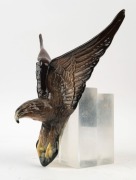 WEMBLEY WARE ceramic eagle wall plaque, black circular factory mark, 35cm high, 33.5cm wide - 3