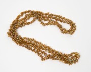 Mariner shell bead necklace, Tasmanian origin, ​​​​​​​180cm long - 2