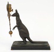 "KANGAROO" antique mystery swinging clock, early 20th century, ​​​​​​​31.5cm high - 2