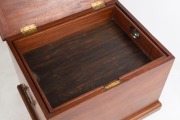 An Australian cedar box with lift out tray, 19th century, unusual proportions, 47cm high, 64cm wide, 50cm deep&nbsp; - 2