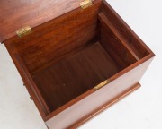 An Australian cedar box with lift out tray, 19th century, unusual proportions, 47cm high, 64cm wide, 50cm deep&nbsp; - 3