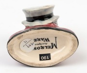 MELROSE WARE town crier pottery ashtray, stamped "Melrose Ware Australian", ​​​​​​​8cm high - 2