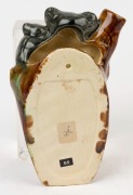 Australian pottery koala tree stump wall pocket, most likely Sydney origin, 19cm high - 2