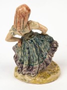 VALERIA CORRELL (attributed) "Italian Peasant" pottery statue, rare, 20cm high - 2