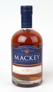 MACKEY triple distilled Tasmanian Single Malt Whisky, (700ml)