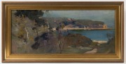 THEODORE PENLEIGH BOYD (1890-1923), (attributed), Sirius Cove Sydney Harbour, oil on canvas, 23 x 57cm wide, 33 x 66cm overall. PROVENANCE: Private Collection Melbourne, Leonard Joel Auctioneers, 20th March 2018 lot 7, Sirius Cove Sydney Harbour, with le - 2