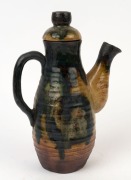 HATTON and LUCY BECK studio pottery teapot, incised "Hatton & Lucy Beck", ​​​​​​​26.5cm high - 2