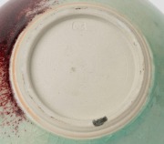 CHRIS SANDERS lidded jar with celadon glaze, impressed monogram mark "C.S.", ​​​​​​​20cm high - 2