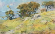 After ARTHUR STREETON, I.) Cremorne Point, II.) landscape, watercolour and gouache, 24 x 38cm each, 50 x 63cm each overall - 3