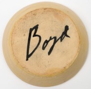 ARTHUR MERRIC BOYD and NEIL DOUGLAS pottery dish with scene of kangaroos in landscape, signed "Boyd", 11cm diameter - 2