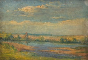 THEODORE PENLEIGH BOYD (1890-1923), (attributed), (country landscape), oil on canvas, 37 x 55cm, 54 x 72cm, Provenance: Private Collection Melbourne 