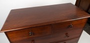 An antique Australian cedar chest of five drawers with pine secondary timbers, mid 19th century, ​​​​​​​107cm high, 106cm wide, 48cm deep - 2