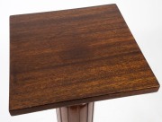 An antique Australian blackwood fluted pedestal, late 19th century, ​​​​​​​100cm high, 30cm wide, 30cm deep - 2