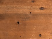 ROBERT PRENZEL (TREEDE & PRENZEL) fine Australian blackwood wall mounted corner cabinet with beautifully carved panel doors and unusual pivot hinge drawer, early 20th century, stamped "Treede & Prenzel, Sturt Street, South Melbourne", 140cm high, 84cm wid - 3