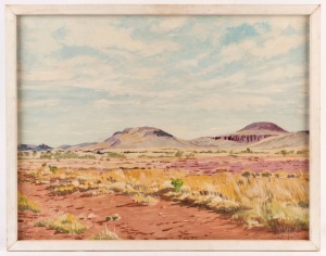 JOHN KLUYT (Western Australia), (desert landscape), oil on board, signed lower right "John Kluyt, '67", ​​​​​​​51 x 66cm, 56 x 72cm overall