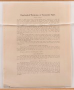 "THE TASMANIAN TIGER" facsimile print with descriptive page verso, ​​​​​​​32 x 42cm, 58 x 68cm overall - 3