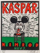 MARTIN SHARP (1942-2013), Kaspar (Nimrod series), silkscreen 873/1000, signed lower right, 63 x 47cm, 87 x 62cm overall