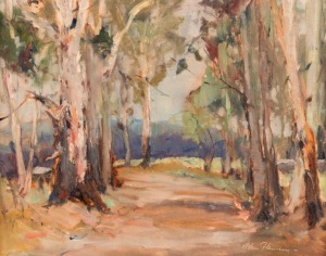 ALLAN ADOLF PETER HANSEN (1911-2000), Mountain Gums, oil on canvas board, signed lower right "Allen Hansen", 40 x 50cm, 58 x 68cm overall