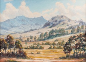 ALFRED G. REYNOLDS (1906-1996), Mount Roland, Tasmania, oil on canvas board, signed lower right "Alfred G. Reynolds", 54 x 75cm, 62 x 82cm overall