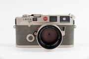 LEITZ: Leica M6 Commemorative "150 Jahre Optik" Platinum [#M6-1921], 1999, Summilux-M f1.4 50mm "150 Jahre Optik 1921" lens and cap. Only 150 units were produced to commemorate 150 years of the Wetzlar Optisches Institut. Original box, paperwork and caps - 2