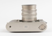 LEITZ: Leica M6 Commemorative "150 Jahre Optik" Platinum [#M6-1921], 1999, Summilux-M f1.4 50mm "150 Jahre Optik 1921" lens and cap. Only 150 units were produced to commemorate 150 years of the Wetzlar Optisches Institut. Original box, paperwork and caps - 5