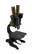 MICROSCOPE: Leitz Wetzlar stereo binocular dissecting microscope [#226061]; 32cm high. - 2