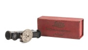 LEITZ: FOKOS black and nickel rangefinder scaled in meters, circa 1930s, engraved "Progress Photos, Melbourne, 7", in original box - 3