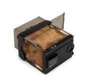 L Gaumont&nbsp;& Cie, Paris: Block-Notes&nbsp;compact folding plate camera [#3342], circa 1910, with 70mm f1.68 DOPP-ANASTEIGMAT. DAGOR&nbsp;lens and London Stereoscopic Co. magazine. Original leather bellows. - 2