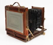 W. Watson & Sons: Full plate field camera, mahogany and brass, circa 1890 - 2