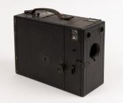 Houghtons Ltd. (London): Klito No.3A falling plate box camera, circa 1905, with Ensign-Simplex auto shutter and Rectimat Symmetrical lens. "Australia & NZ Ton" trademark plaque on inside of front door. - 2